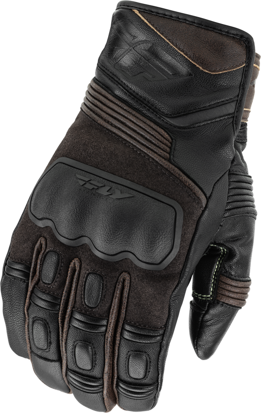 Fly Racing Surveyor Gloves Brown XL – Weatherproof and High-Visibility Riding Gloves