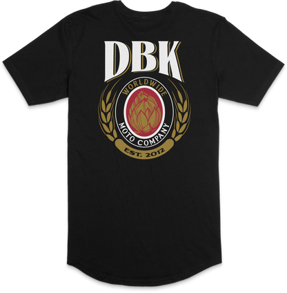 DBK Beer Co Premium Black T-Shirt - Size 2X, 4.3 oz 100% Cotton