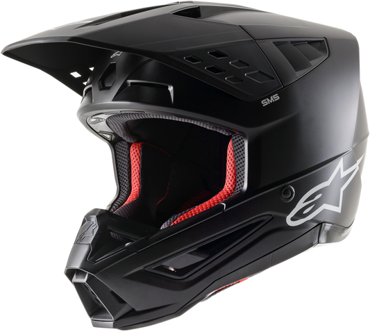 S M5 Solid Helmet Black Matt 2x