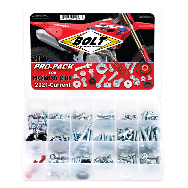 BOLT Pro Pack CRF for Honda CRF250R & CRF450R (2021-2025) - Complete Restoration and Rebuild Kit