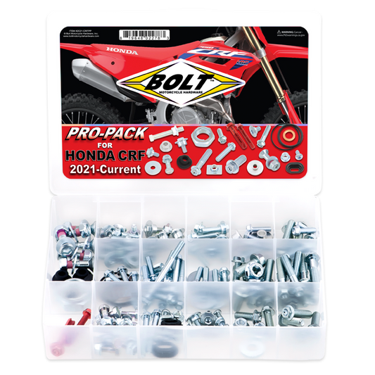 BOLT Pro Pack CRF for Honda CRF250R & CRF450R (2021-2025) - Complete Restoration and Rebuild Kit