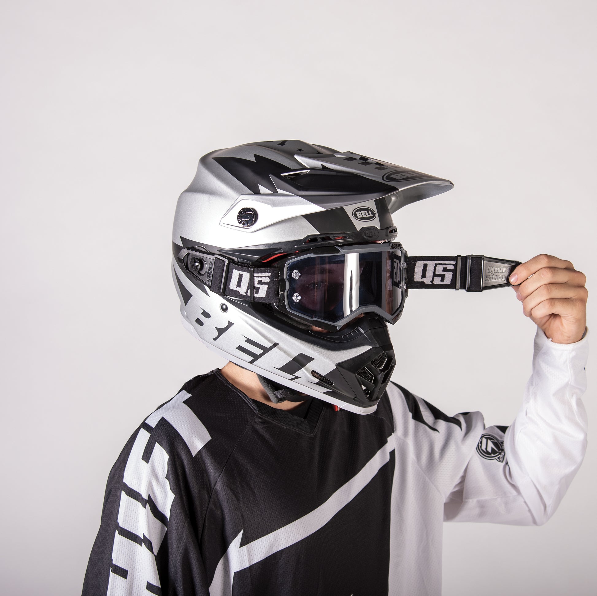 QUICK STRAP QS-45 Quick Strap Black for Goggles - Easy One-Hand Installation