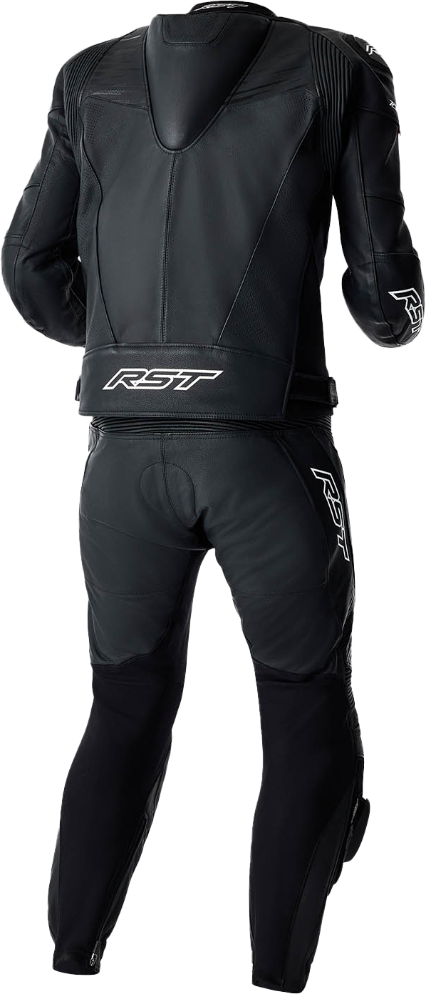 RST Tractech Evo D3o Leather Jacket White/Black - Small