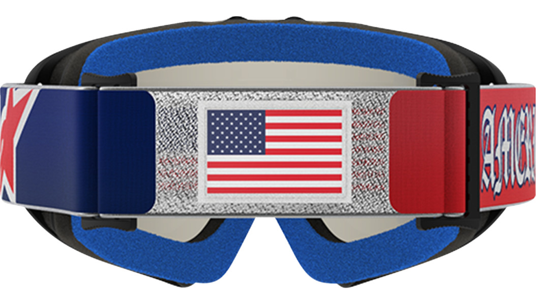Alpinestars Youth Vision Corp Goggle - Merica 25 - Red/Blue - Silver Mirror Lens 2601-4103