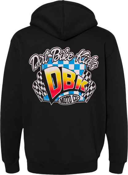 DBK Clean Win Youth Hoodie Black with Cotton-Poly Blend for Adults and Youth