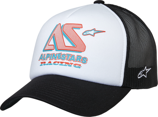 ALPINESTARS AYESS TRUCKER HAT WHITE/BLACK