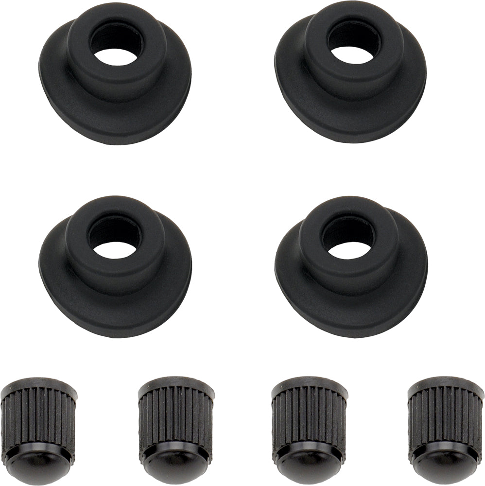 BOLT 2007-GRM Valve Stem Grommets and Caps Set for Tire Maintenance