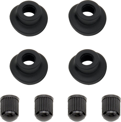 BOLT 2007-GRM Valve Stem Grommets and Caps Set for Tire Maintenance