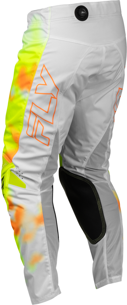 Kinetic Blur Pants White/Hi Vis/Orange Sz 38