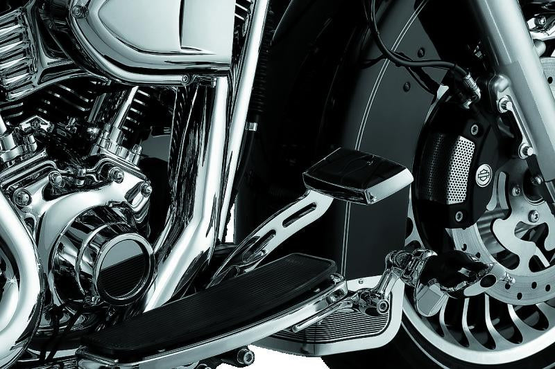 Kuryakyn Extended Brake Pedal Girder for Harley Davidson Touring Models (2008-2009) - Chrome Part Number KUR1071