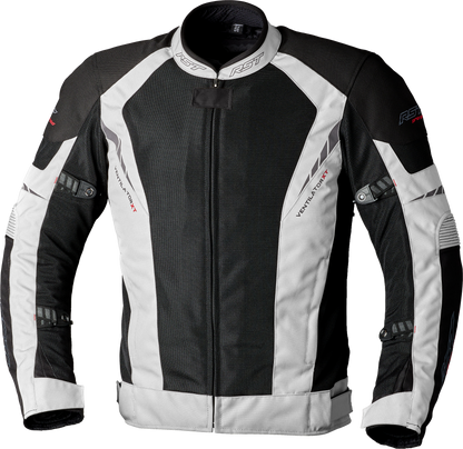 RST Pro Series Ventilator D3O Motorcycle Jacket Black/Silver - Size Medium
