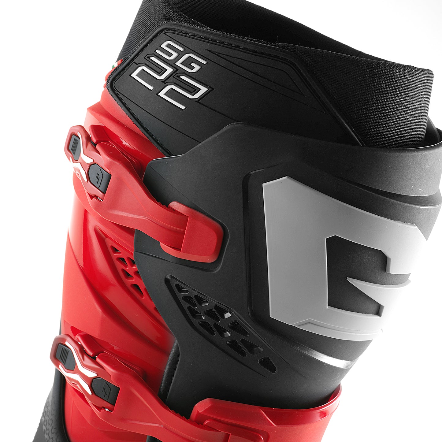 Sg22 Gore Tex Enduro Le Boots Red/Black/Grey Sz 8