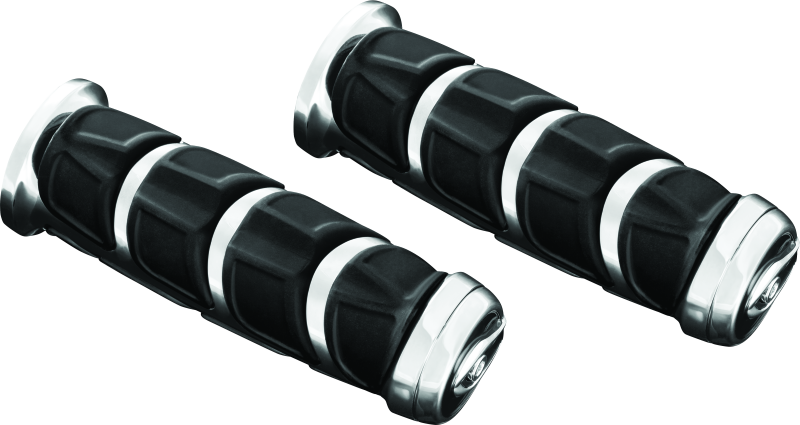 Kuryakyn Kinetic Grips Universal 1 inch Chrome for Honda VTX1800T and Shadow Models