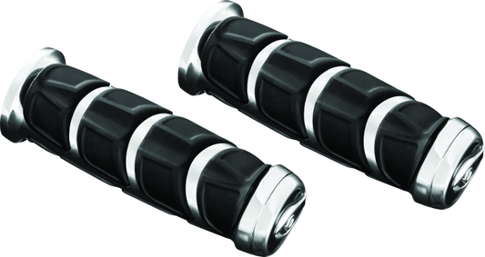 Kuryakyn Kinetic Grips Universal 1 inch Chrome for Honda VTX1800T and Shadow Models