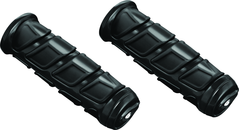 Kuryakyn Kinetic Grips Universal 1 inch Gloss Black for Honda VTX and Shadow Models