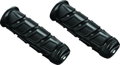 Kuryakyn Kinetic Grips Universal 1 inch Gloss Black for Honda VTX and Shadow Models