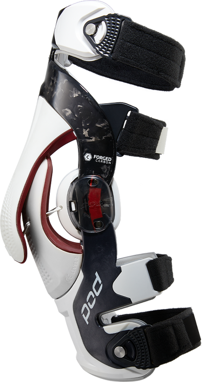 POD K8 3.0 Knee Brace Carbon Left Small – Lightweight, Adaptive Support with Impact Protection