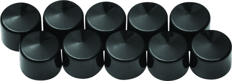 Kuryakyn Kool Kaps 5/16 Inch Allen Gloss Black - Bolt Cover Caps for Powersports