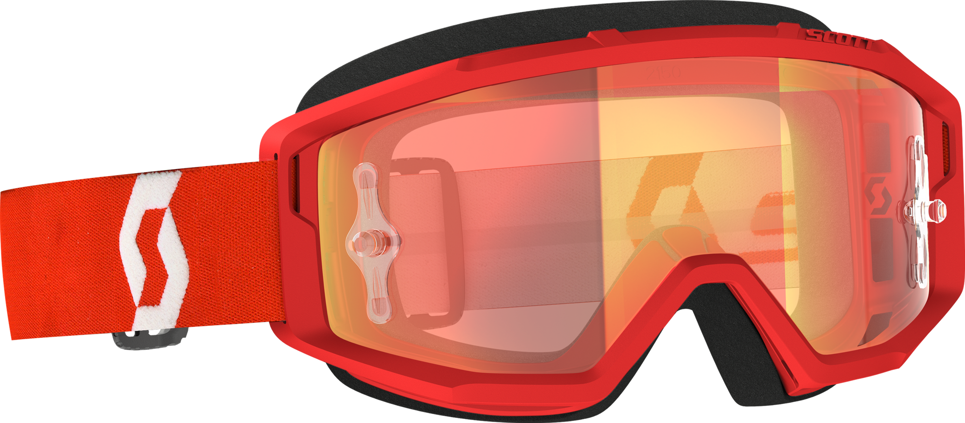 SCOTT Primal Goggle Red/White Orange Chrome Works with Anti-Fog and Replacement Lenses