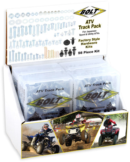 BOLT Part 2007-6ATP ATV Track Pack 6-Piece Display Kit