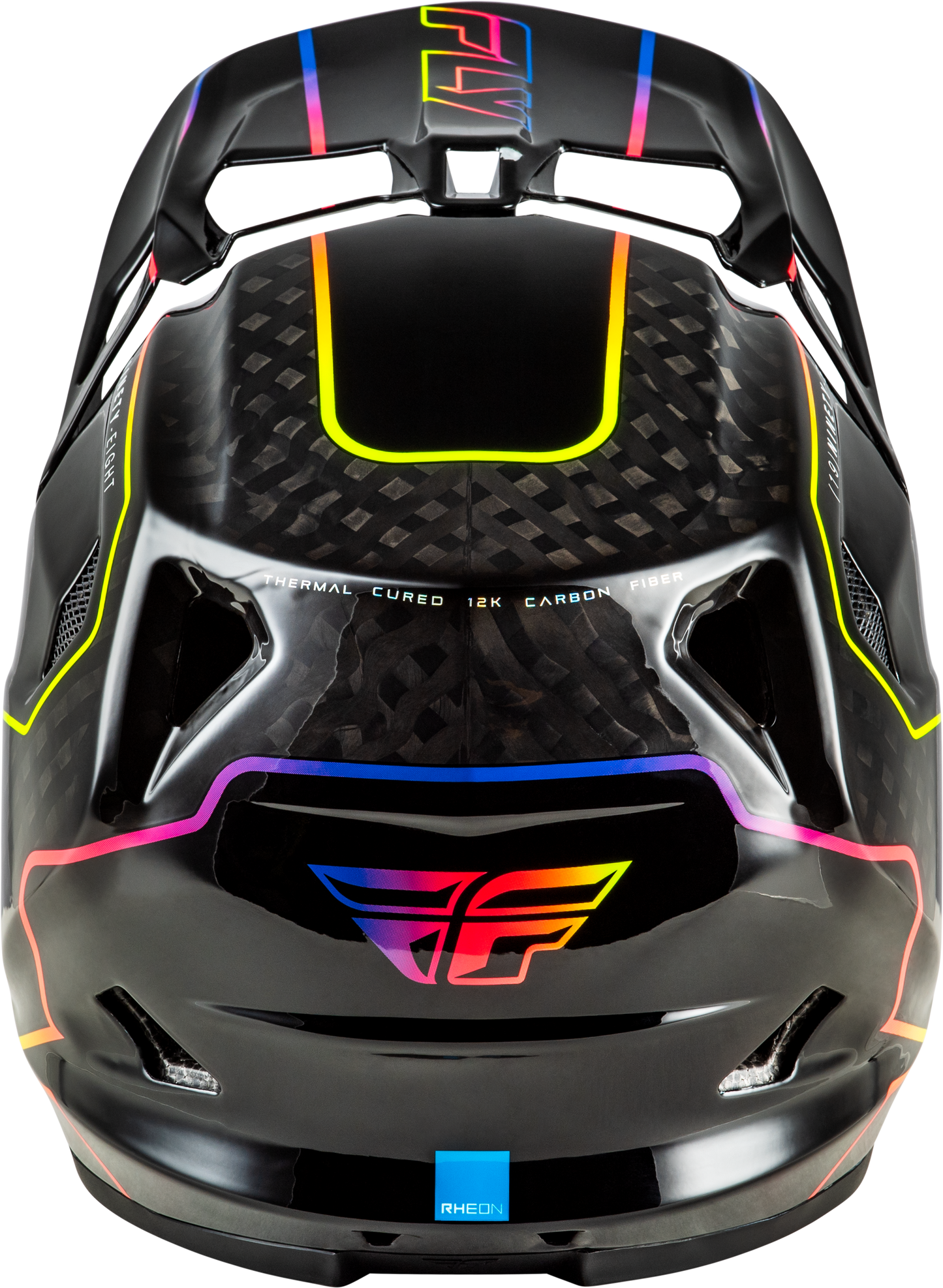 Fly Racing Yth Werx R Flow Carbon Youth Helmet with Black Carbon Finish, Part Number 73-9233YL