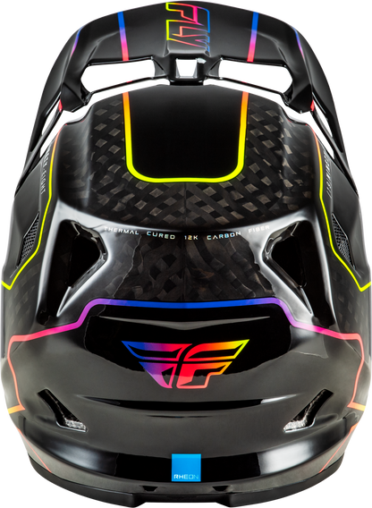 Fly Racing Yth Werx R Flow Carbon Youth Helmet with Black Carbon Finish, Part Number 73-9233YL