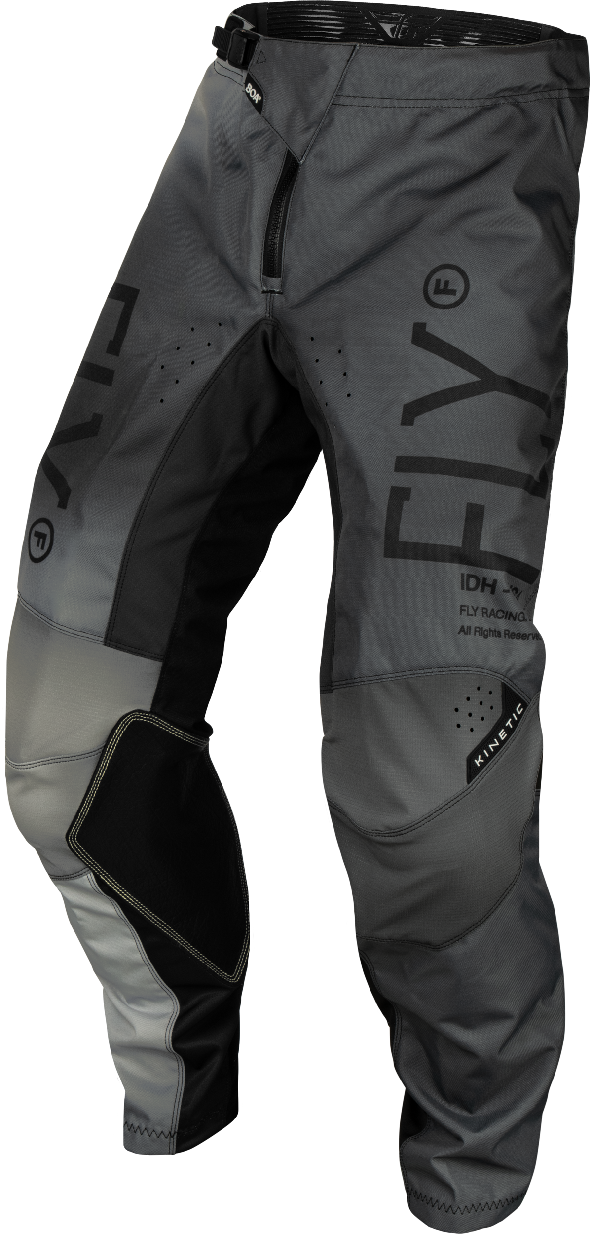 Fly Racing Youth Kinetic Prodigy Pants Black/Light Grey Size 18
