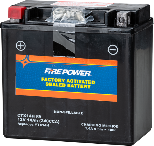 FIRE POWER CTX14H Sealed Factory Activated Deep Cycle Battery