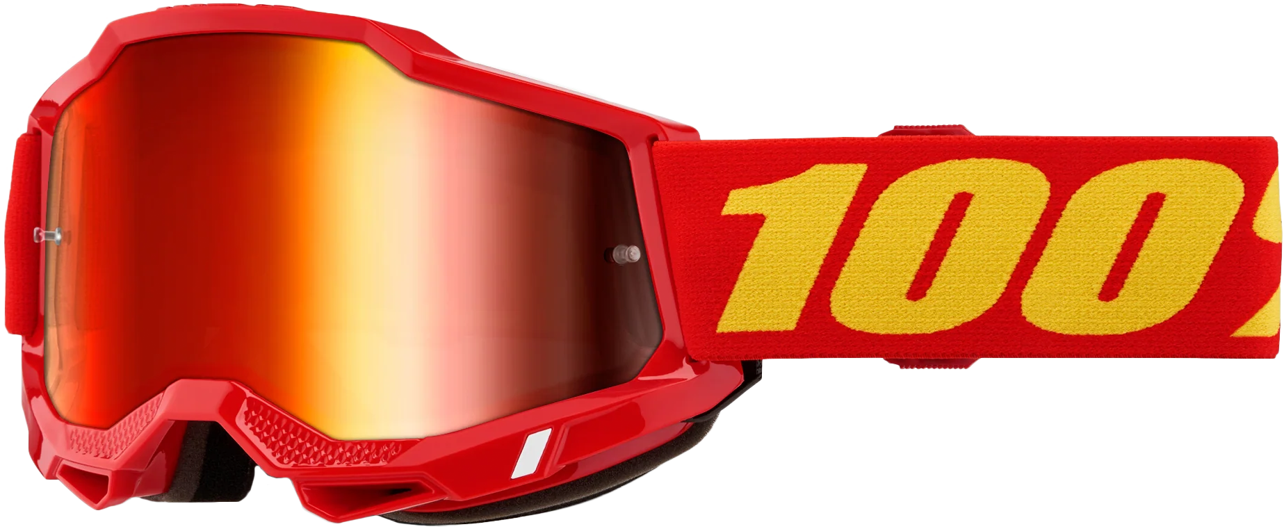 100 Percent Accuri 2 Jr. Goggle with Red Mirror Lens - Youth Performance Eye Protection