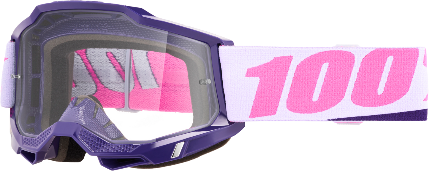 100 Percent Accuri 2 Goggle Yumiko Clear Lens - Comfortable Motorcycle Eye Protection