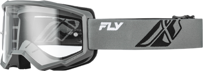 Youth Focus Goggle Grey/Black W/ Clear Lens