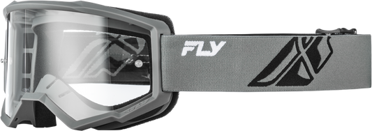 FLY RACING FOCUS GOGGLE GREY/BLACK W/ CLEAR LENS'LENS