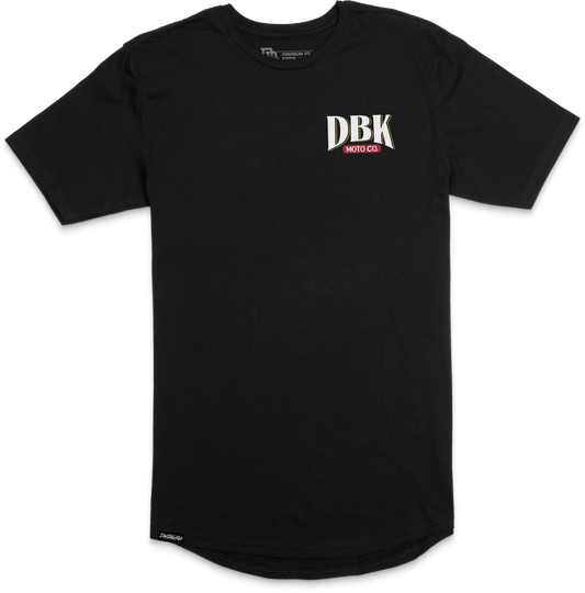 DBK Beer Co Premium Black T-Shirt - Size 2X, 4.3 oz 100% Cotton
