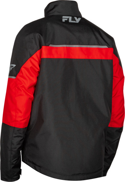 Fly Racing Aurora Jacket Red/Black 4X – Durable Weatherproof Motorcycle Outerwear
