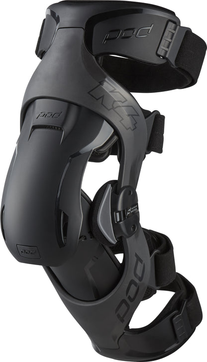 POD K4 V2.0 Knee Brace (Left) Graphite/Black XL/2X - Impact-Modified Support for Multi-Sport Protection