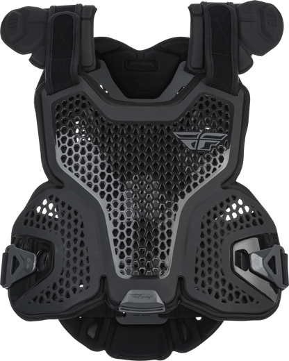 Fly Racing CE Revel Lite Roost Guard Black Large/X-Large - Lightweight and Comfortable Impact Protection