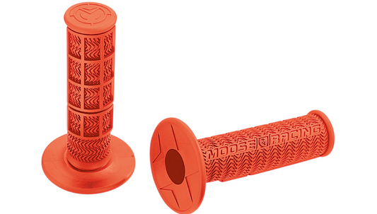 Moose Offroad Flange Style Stealth MX Grips - Orange