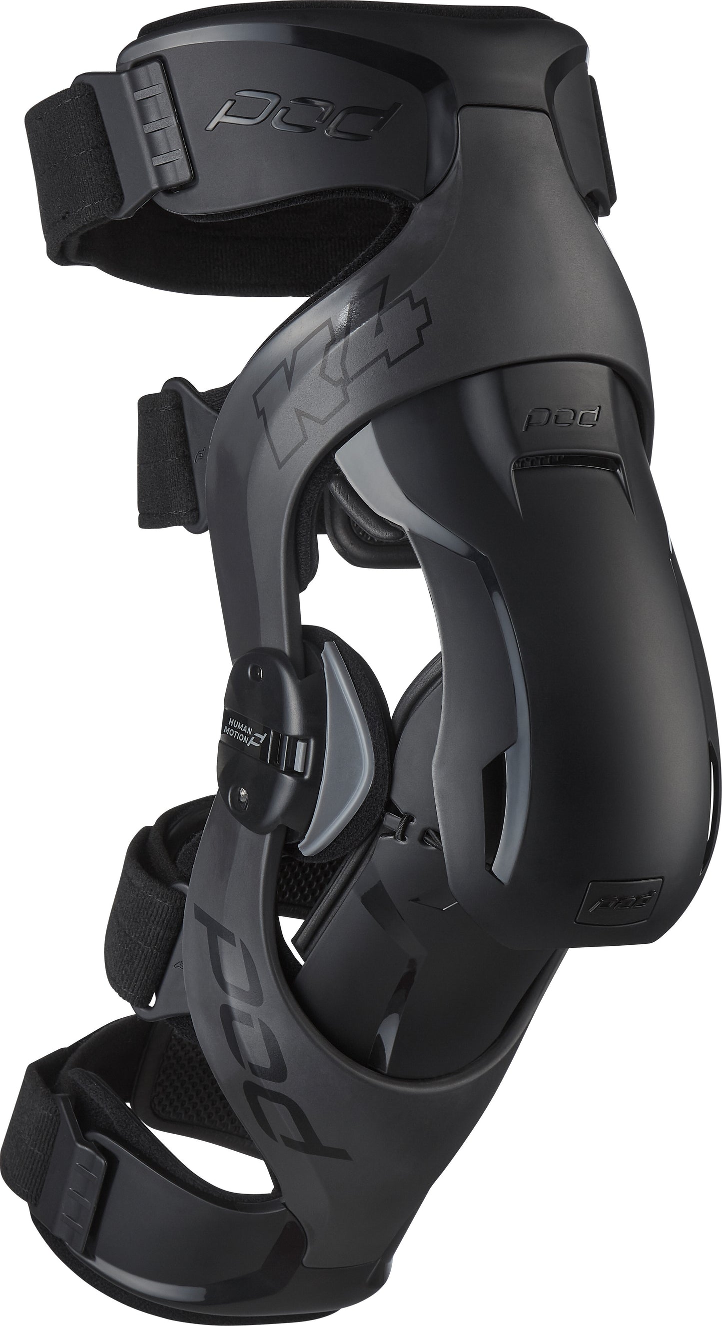 POD K4 V2.0 Knee Brace (Pr) Graphite/Black 3x+ – Impact-Modified Frame and Multi-Sport Protection