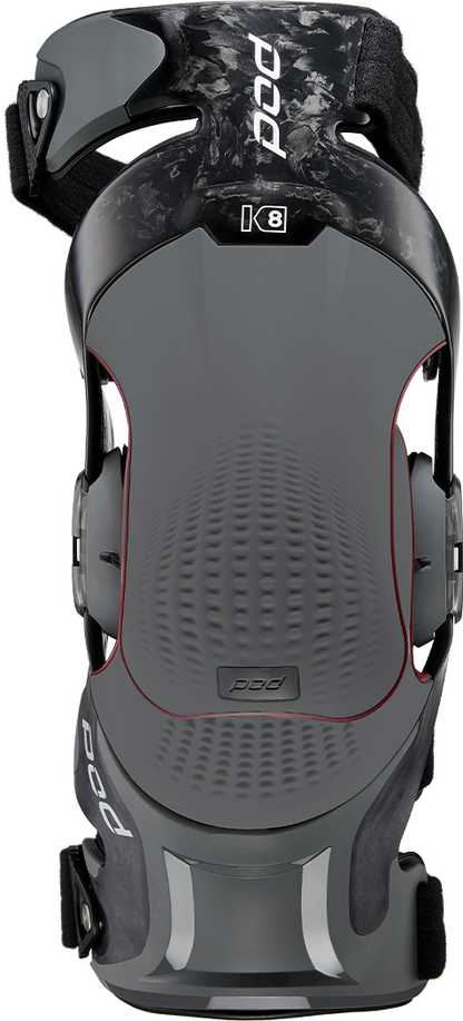 POD K8 3.0 Knee Brace Carbon Right Large - Lightweight Forged Carbon Frame with Adaptive Fit and Impact Protection