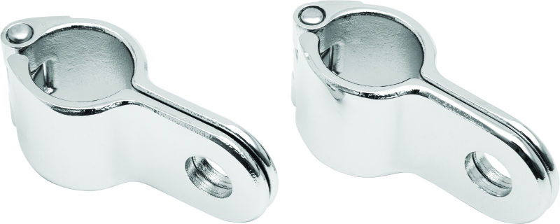 Kuryakyn Magnum Quick Clamp 1 inch Chrome - Durable Stainless Steel PowerSports Clamp with Peg Mount Hole
