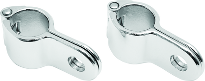 Kuryakyn Magnum Quick Clamp 1 inch Chrome - Durable Stainless Steel PowerSports Clamp with Peg Mount Hole