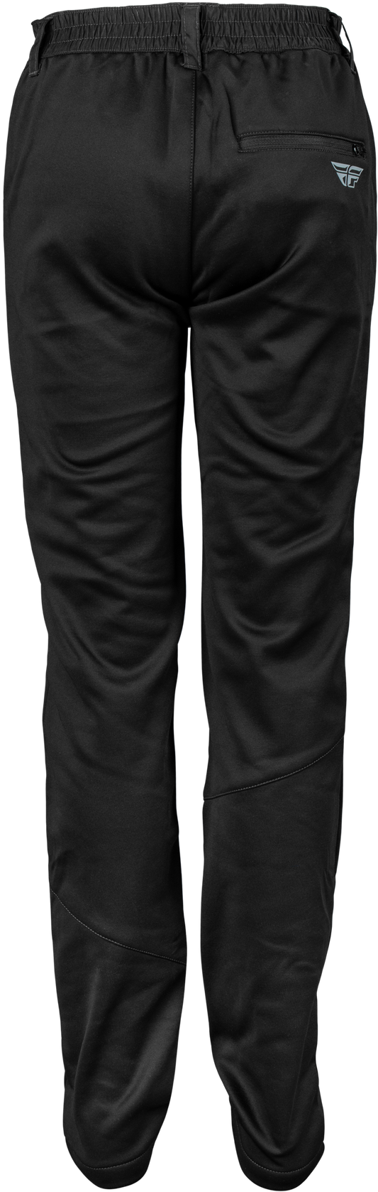 Fly Racing Women's Mid Layer Pants Black XL - Moisture-Wicking and Four-Way Stretch Fleece