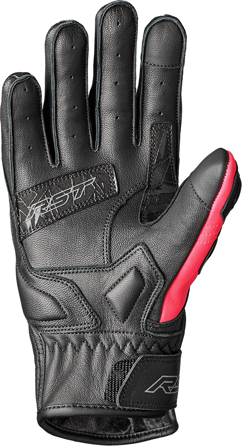 RST Women's Stunt III CE Glove Black / Pink / Grey Large - Level 1 KP Certified Motorcycle Gloves