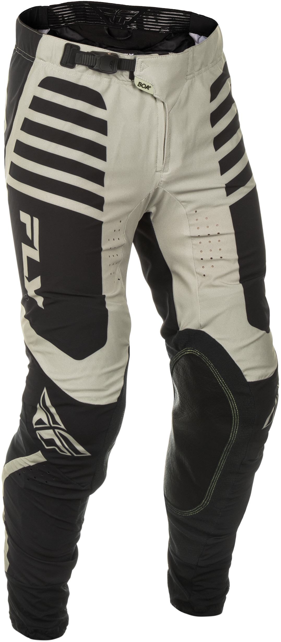 Fly Racing Lite Pants Black/Grey Size 32 – Lightweight Motorcycle Riding Pants with Kevlar Heat Shields