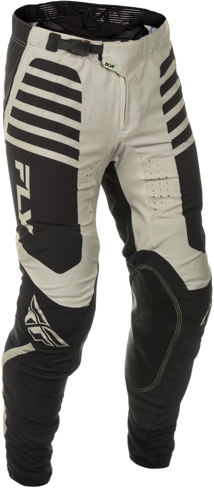 Fly Racing Lite Pants Black/Grey Size 32 – Lightweight Motorcycle Riding Pants with Kevlar Heat Shields
