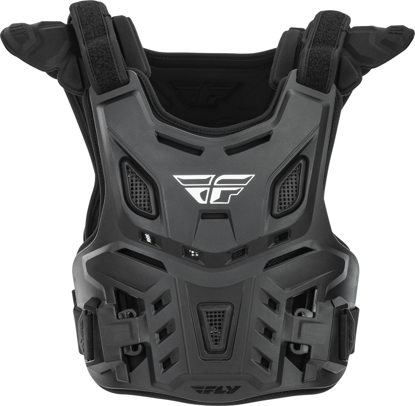 Fly Racing Youth Revel Roost Guard Race Black - Impact Protection with BioFoam Chassis