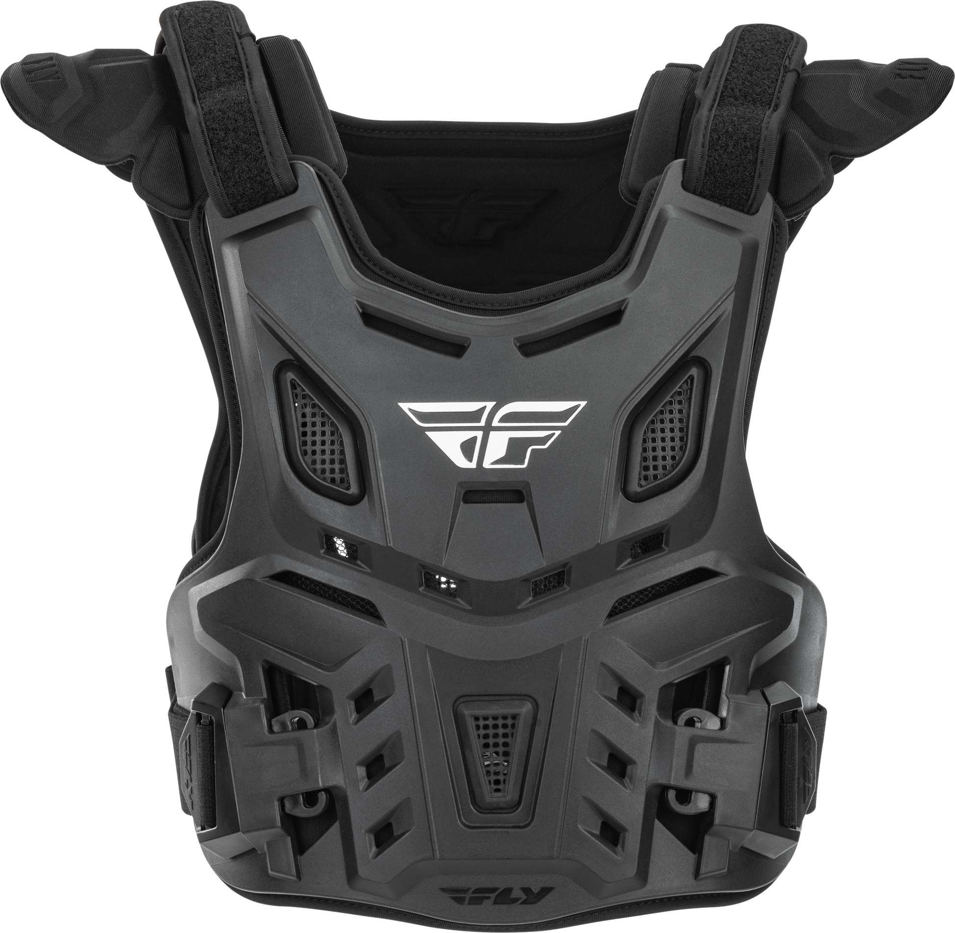 Fly Racing Youth Revel Roost Guard Race Black - Impact Protection with BioFoam Chassis