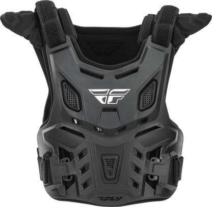 Fly Racing Youth Revel Roost Guard Race Black - Impact Protection with BioFoam Chassis