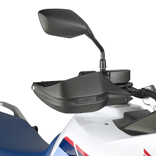 GIVI HP1201B Hand Protectors in Black - Wrap-Around Design for Motorcycle Safety
