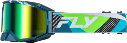 Zone Elite Retro Goggle Green W/ Iridescent Grn Mirror Lens
